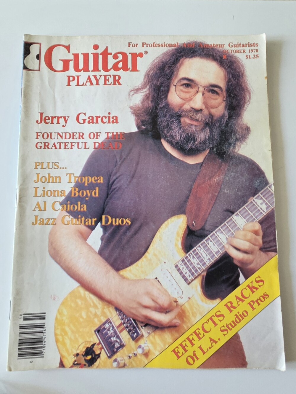 Vintage Guitar Player Magazine October 1978 Jerry Garcia of Grateful Dead cover